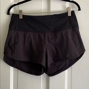 EUC Lululemon High-waisted Speed Up Short 2.5
